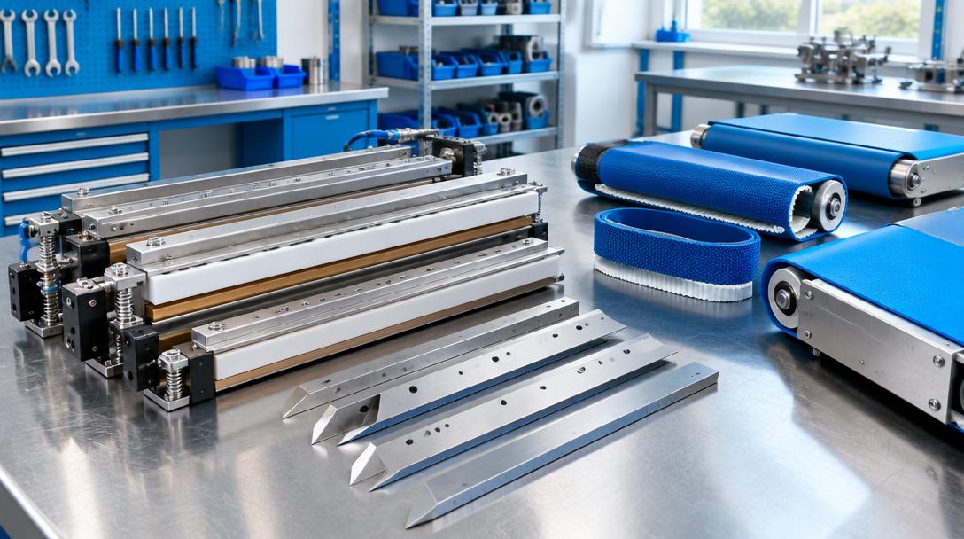 Sealing jaws, blades & belts technical support